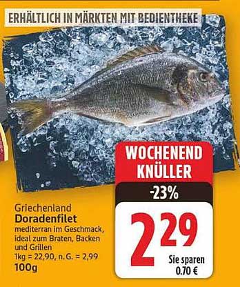 Griechenland Doradenfilet 100g