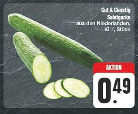 Gut & Günstig Salatgurke aus den Niederlanden, Kl. I, Stück