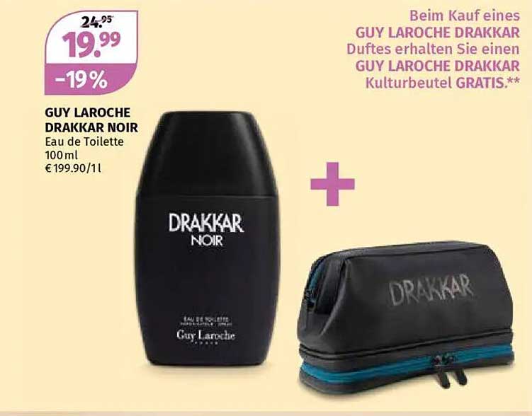 GUY LAROCHE DRAKKAR NOIR Eau de Toilette 100 ml