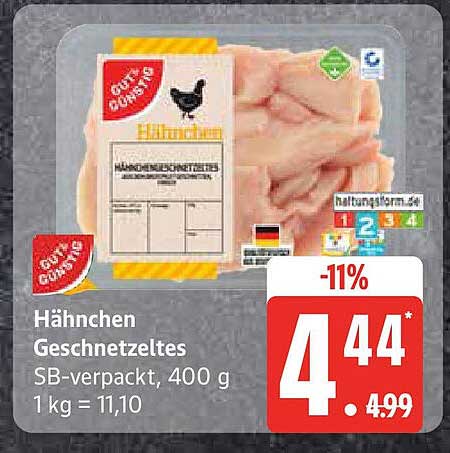 Hähnchen Geschnetzeltes, 400 g