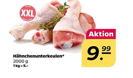 Hähnchenunterkeulen* 2000 g