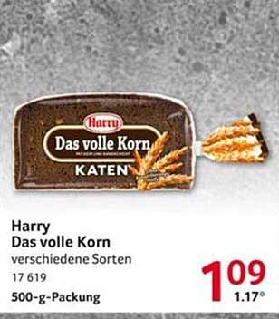 Harry Das volle Korn verschiedene Sorten 500-g-Packung
