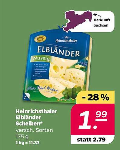 Heinrichsthaler Elbländer Scheiben - Nussig