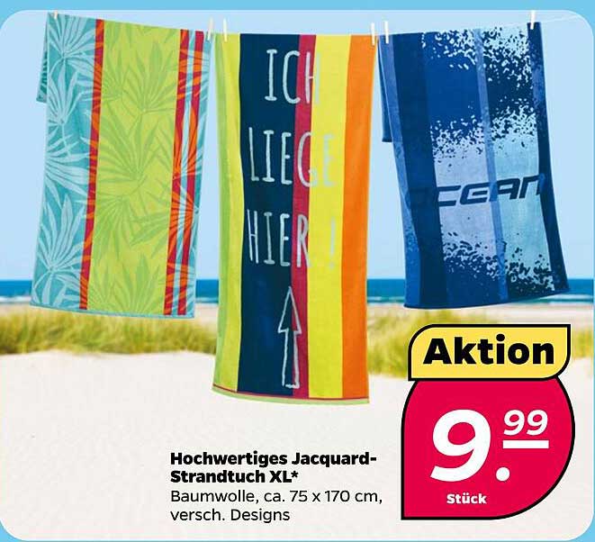Hochwertiges Jacquard-Strandtuch XL