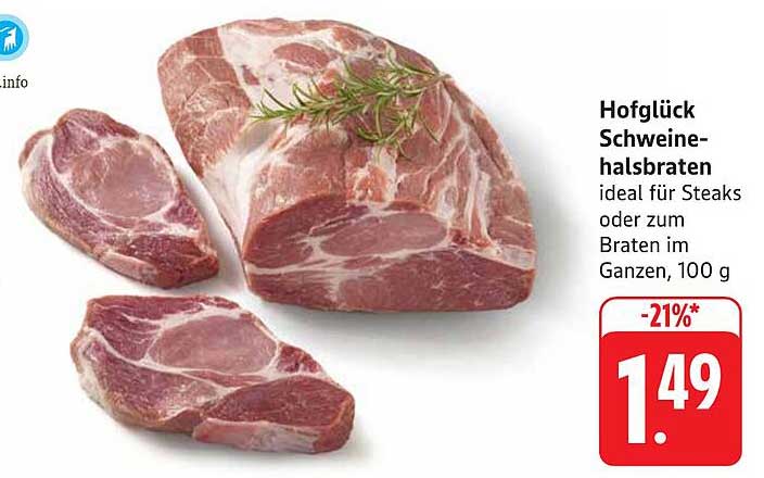 Hofglück Schweinehalsbraten