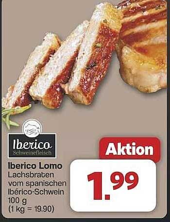 Iberico Lomo Lachsbraten vom spanischen Iberico-Schwein, 100 g