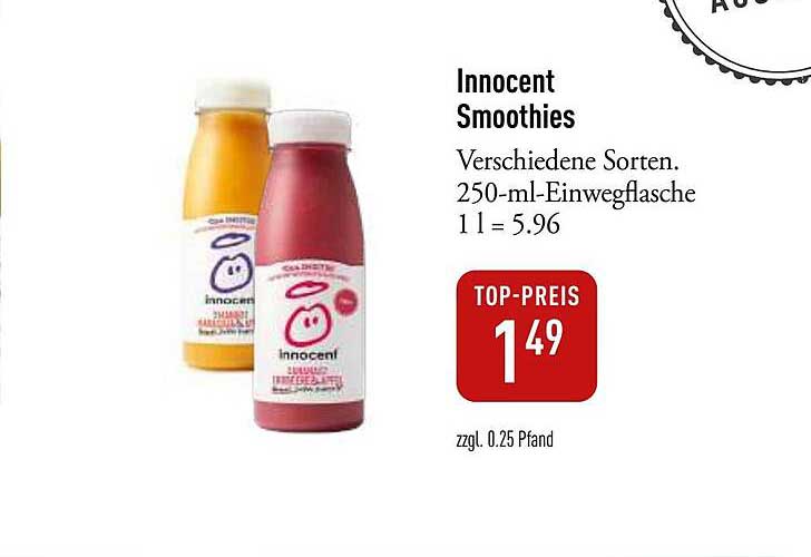 Innocent Smoothies - Verschiedene Sorten