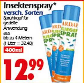 Insektenspray - versch. Sorten
