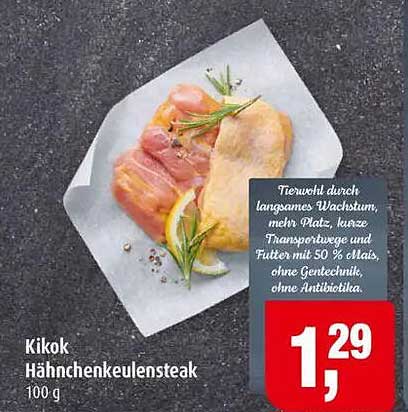 Kikok Hähnchenkeulensteak 100 g