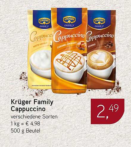 Krüger Family Cappuccino verschiedene Sorten 500 g