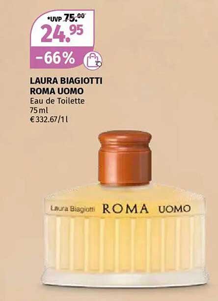 LAURA BIAGIOTTI ROMA UOMO Eau de Toilette 75 ml