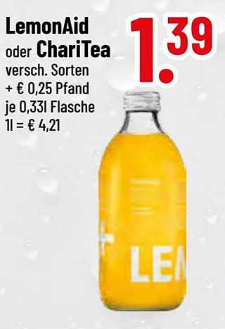 LemonAid oder ChariTea versch. Sorten