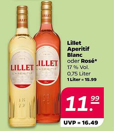 Lillet Aperitif Blanc oder Rosé 0,75 Liter