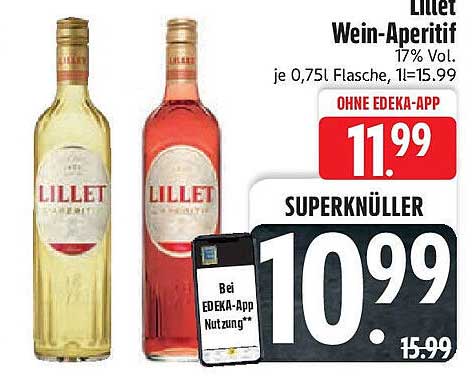Lillet Wein-Aperitif 0,75l - Erfrischung für besondere Anlässe