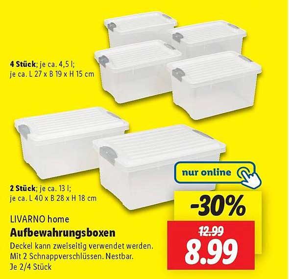 LIVARNO home Aufbewahrungsboxen