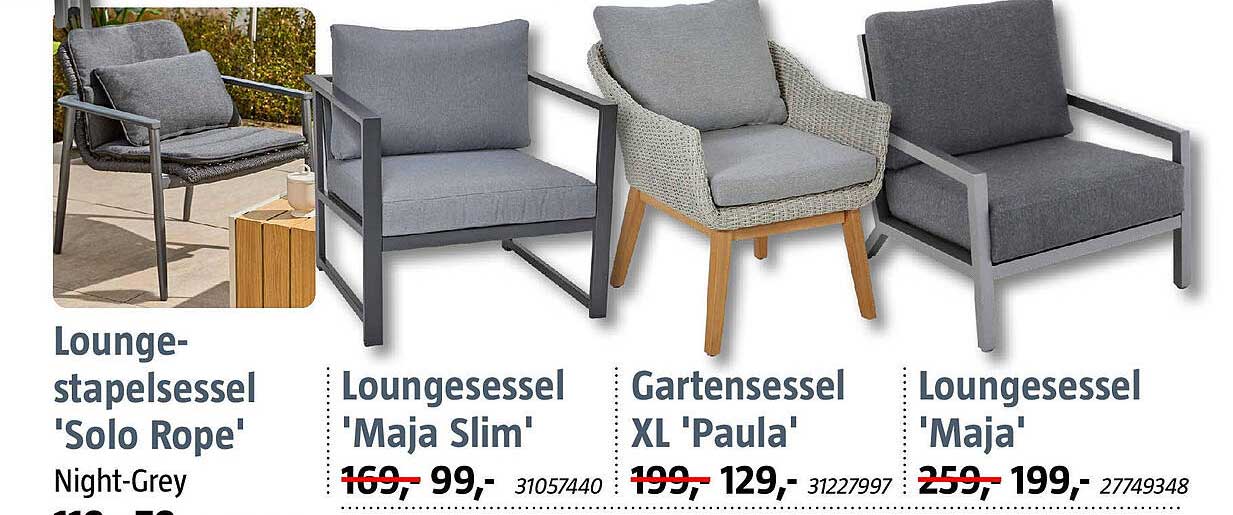 Loungesessel 'Maja Slim'
