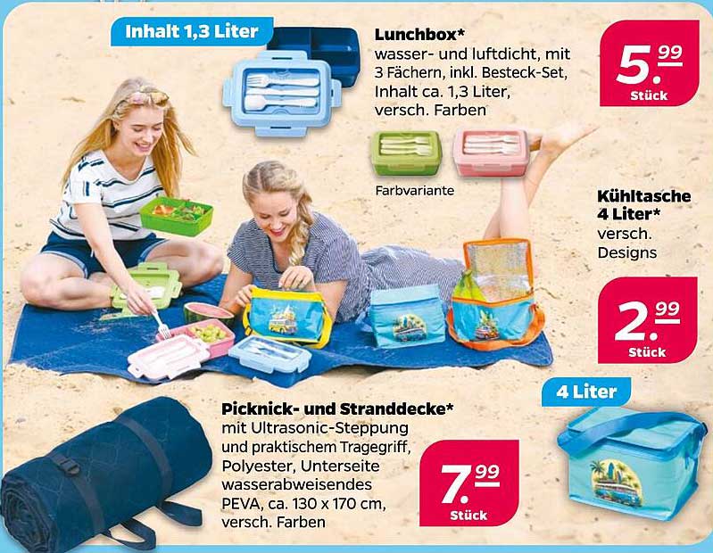 Lunchbox 1,3 Liter – Wasser- und luftdicht mit Besteck-Set
