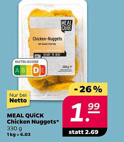 MEAL QUICK Chicken Nuggets 330 g