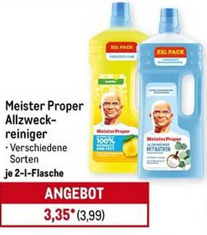 Meister Proper Allzweckreiniger - Verschiedene Sorten je 2-l-Flasche