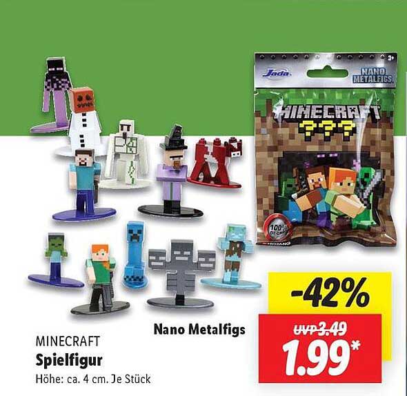 MINECRAFT Nano Metalfigs - Spielfigur
