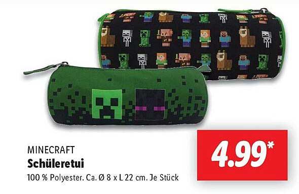 Minecraft Schüleretui