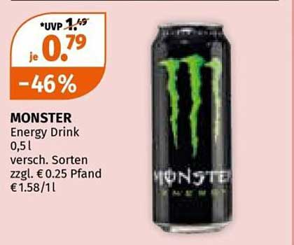 MONSTER Energy Drink 0,5 l verschiedene Sorten