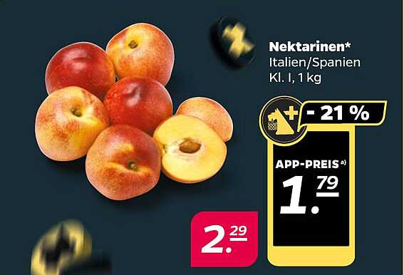 Nektarinen* Italien/Spanien Kl. I, 1 kg