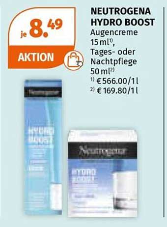 NEUTROGENA HYDRO BOOST Augencreme 15 ml - Aktion