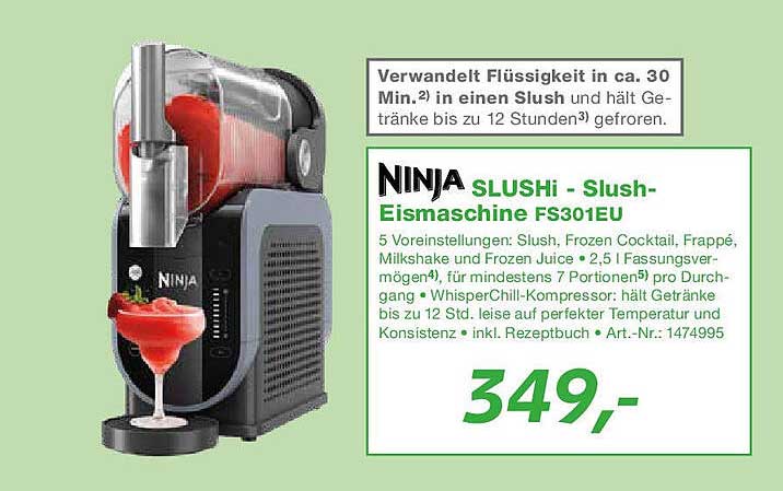 Ninja SLUSHi - Slush-Eismaschine FS301EU