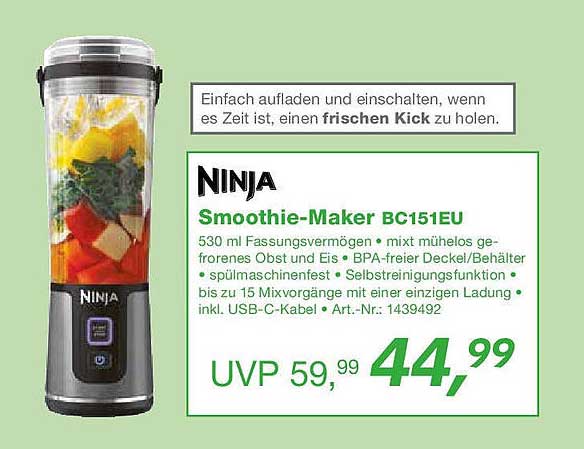 NINJA Smoothie-Maker BC151EU