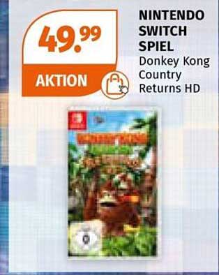 NINTENDO SWITCH SPIEL - Donkey Kong Country Returns HD