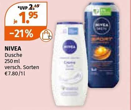 NIVEA Duschgel 250 ml – vielfältige Sorten