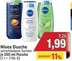 Nivea Duschgel verschiedene Sorten 250 ml
