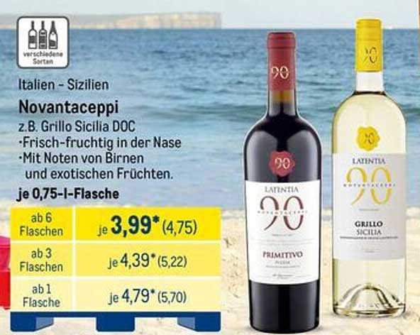 Novantaceppi z.B. Grillo Sicilia DOC