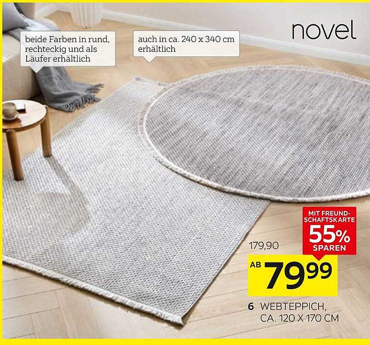 novel Webteppich, ca. 120 x 170 cm, ab 79,99 €