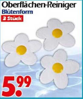 Oberflächen-Reiniger Blütenform 3 Stück