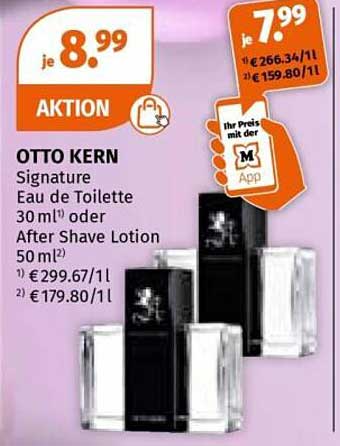 OTTO KERN Signature Eau de Toilette 30 ml oder After Shave Lotion 50 ml