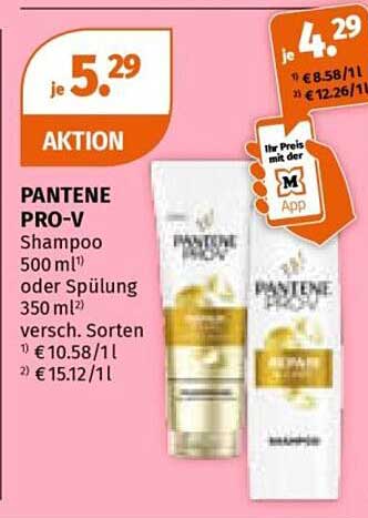 Pantene Pro-V Shampoo 500ml oder Spülung 350ml