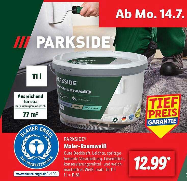 PARKSIDE® Maler-Raumweiß