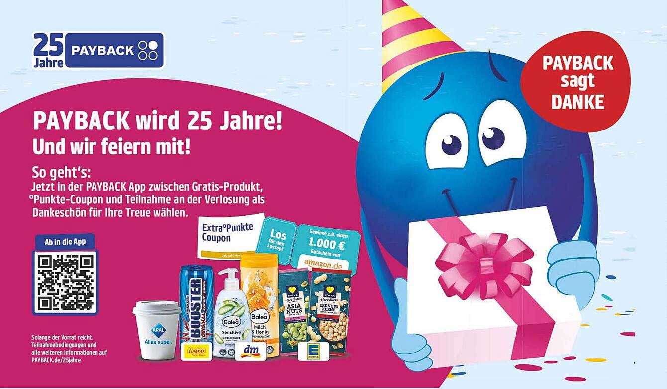 PAYBACK feiert 25 Jahre mit tollen Überraschungen!