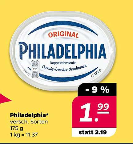 Philadephia® Frischkäse – verschiedene Sorten 175 g