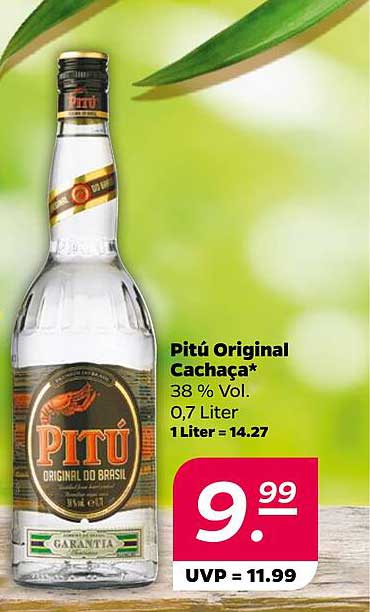 Pitú Original Cachaça 0,7 Liter