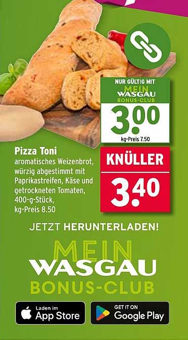 Pizza Toni - aromatisches Weizenbrot, würzig abgesteckt mit Paprikastreifen, Käse und getrockneten Tomaten