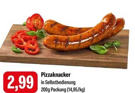 Pizzaknacker in Selbstbedienung 200g Packung