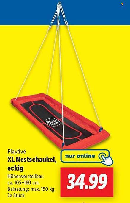 Playtive XL Nestschaukel, eckig