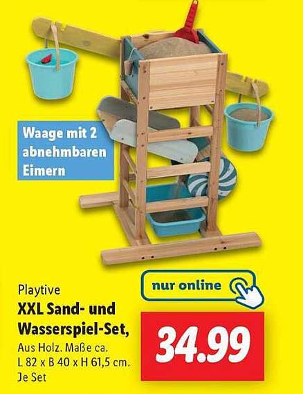 Playtive XXL Sand- und Wasserspiel-Set