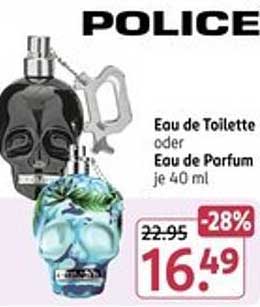 POLICE Eau de Toilette oder Eau de Parfum je 40 ml
