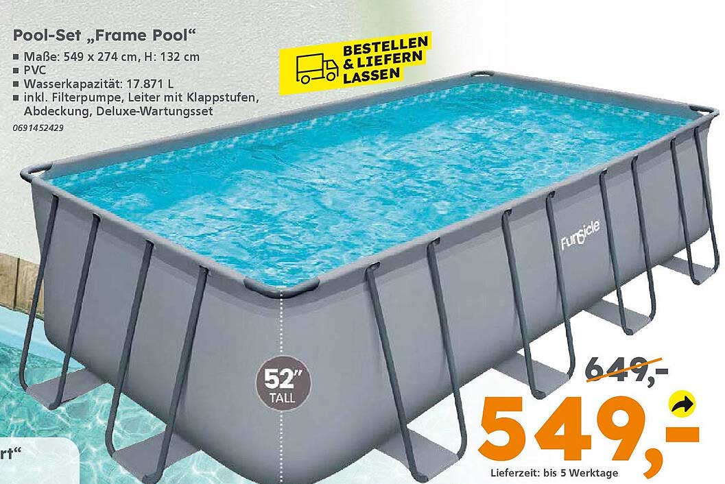 Pool-Set „Frame Pool“