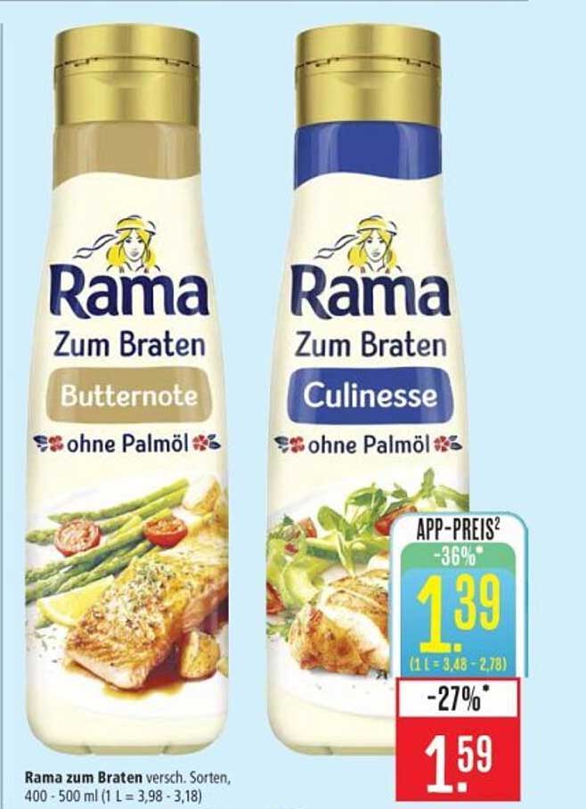 Rama Zum Braten Butternote und Culinesse