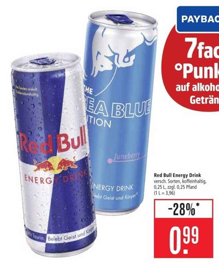 Red Bull Energy Drink 0,25 L – verschiedene Sorten
